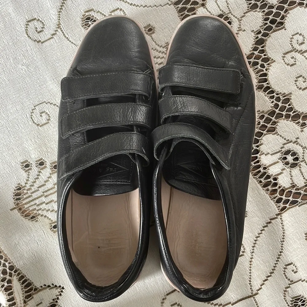Rag & Bone Kent Leather Velcro Strap Sneakers